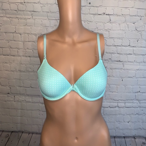 Gilligan & O'Malley Other - Gilligan & Omalley Green & White polka dot bra